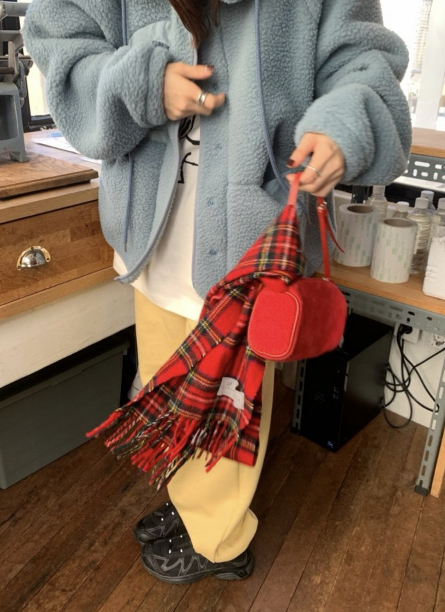 BS韓國立領羊羔絨外套(三色)