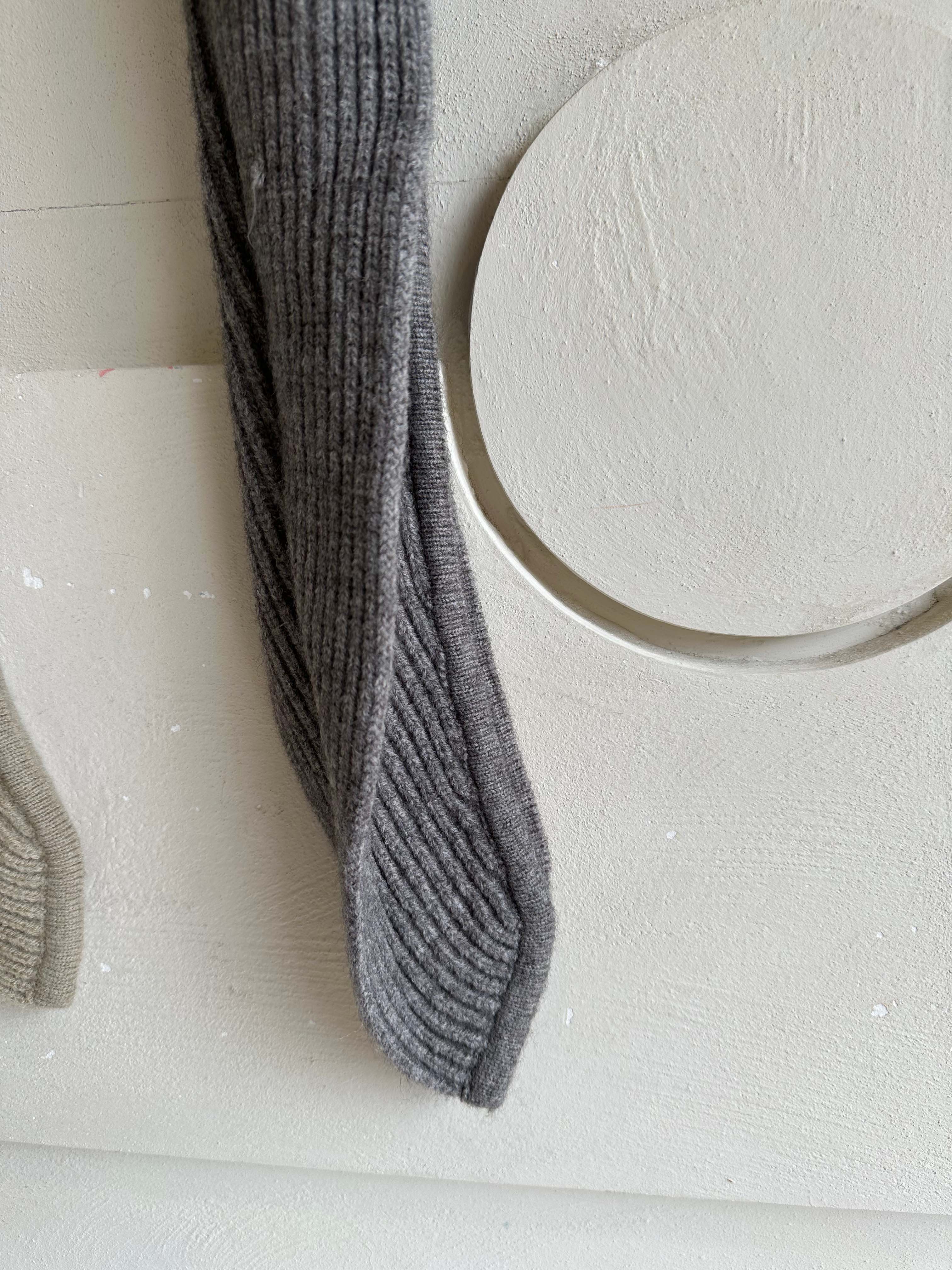 BS羅紋針織連帽圍巾(三色)