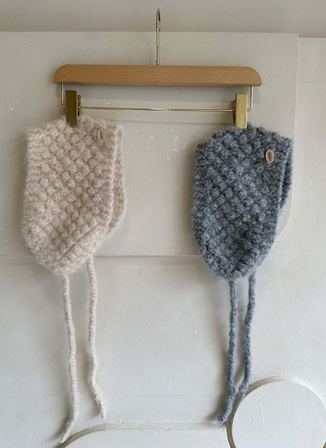 BS針織綁帶耳罩(兩色)