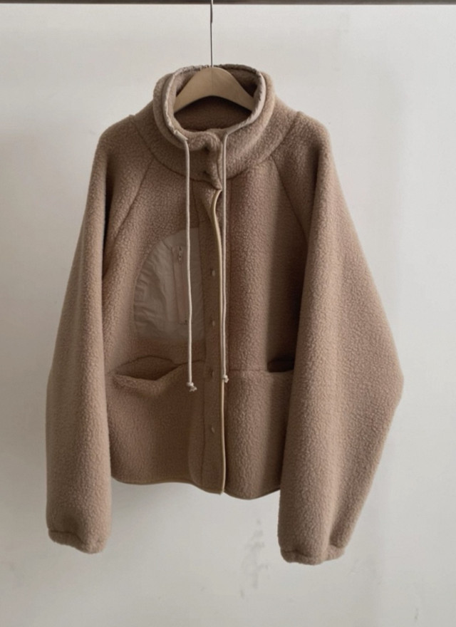 BS韓國立領羊羔絨外套(三色)