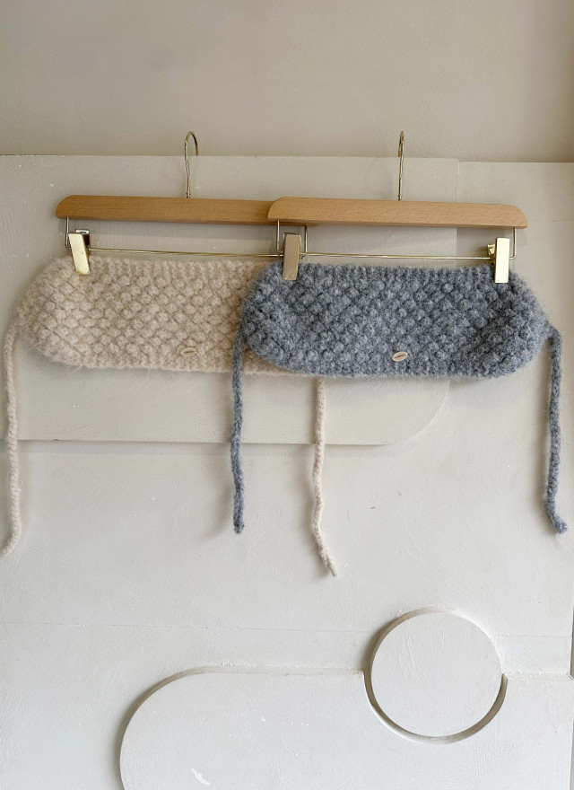 BS針織綁帶耳罩(兩色)