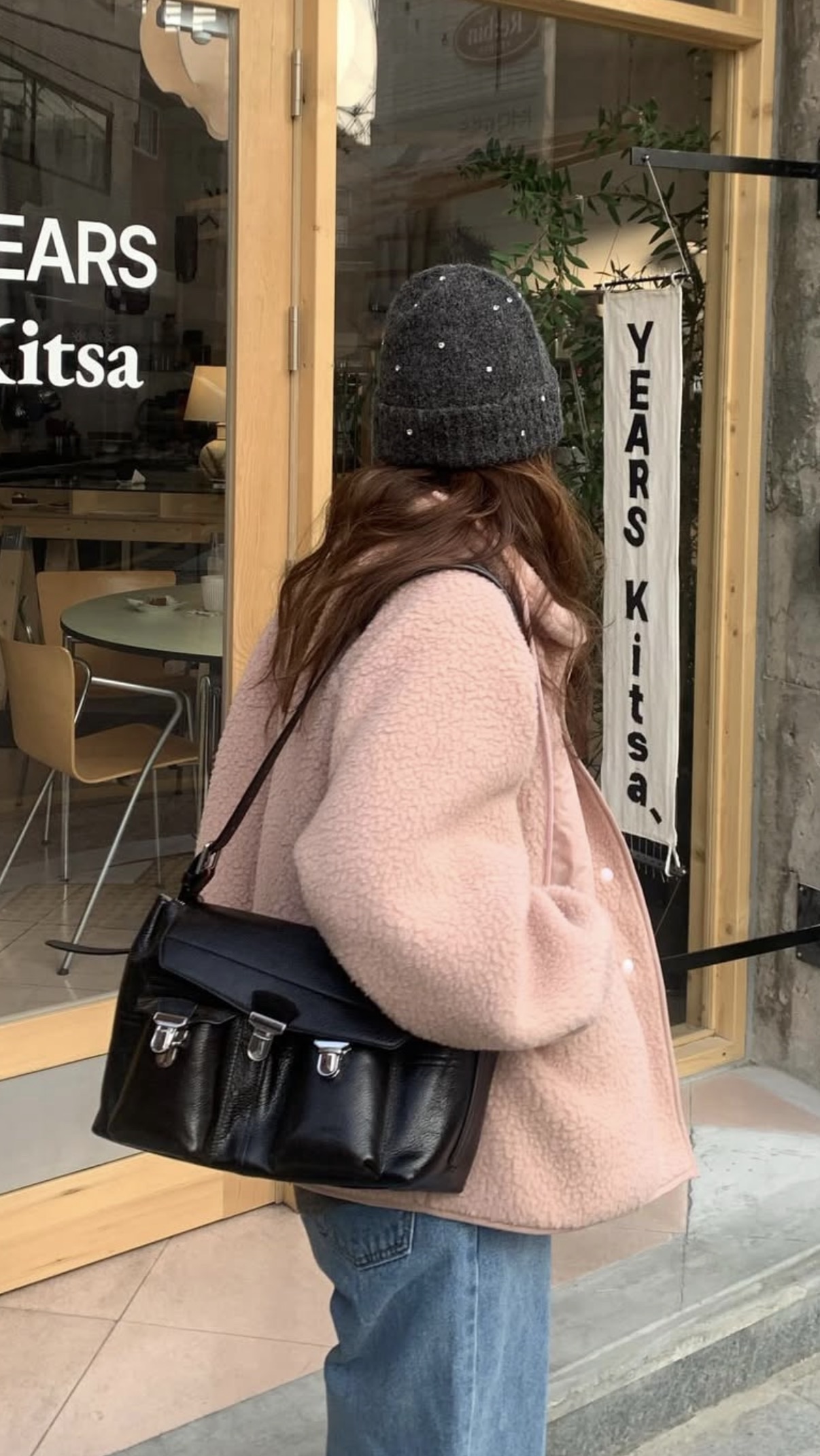 BS韓國立領羊羔絨外套(三色)