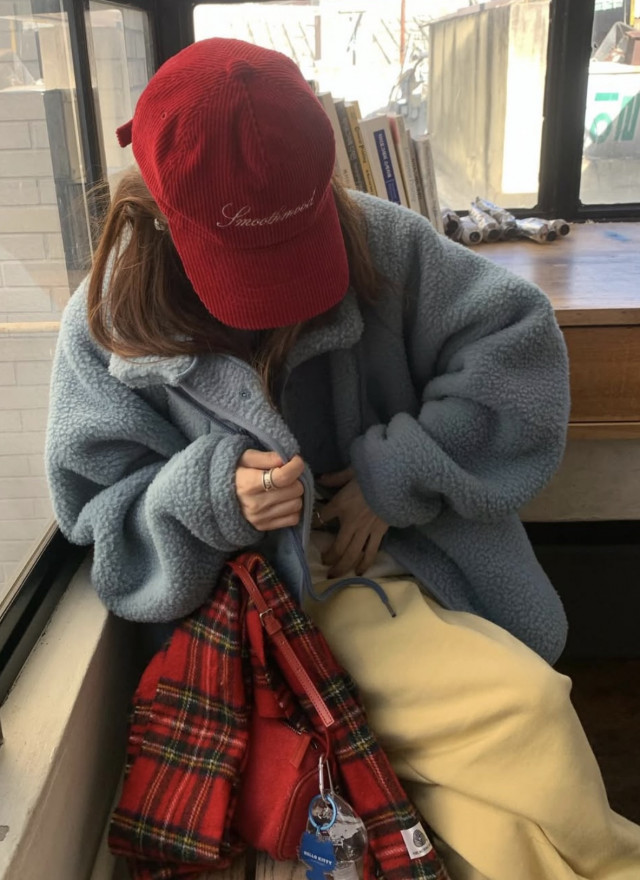 BS韓國立領羊羔絨外套(三色)