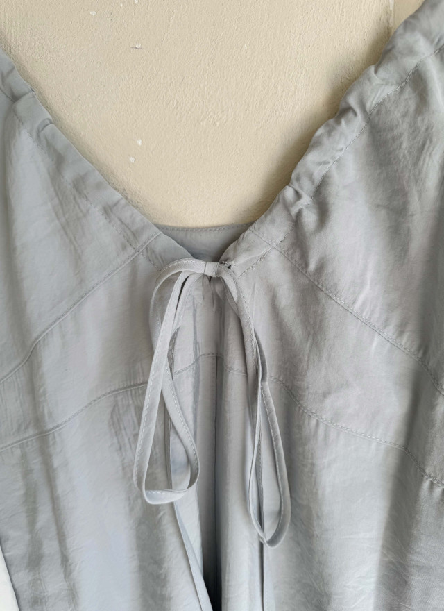 BS韓國荷葉兩穿細肩洋裝(兩色)