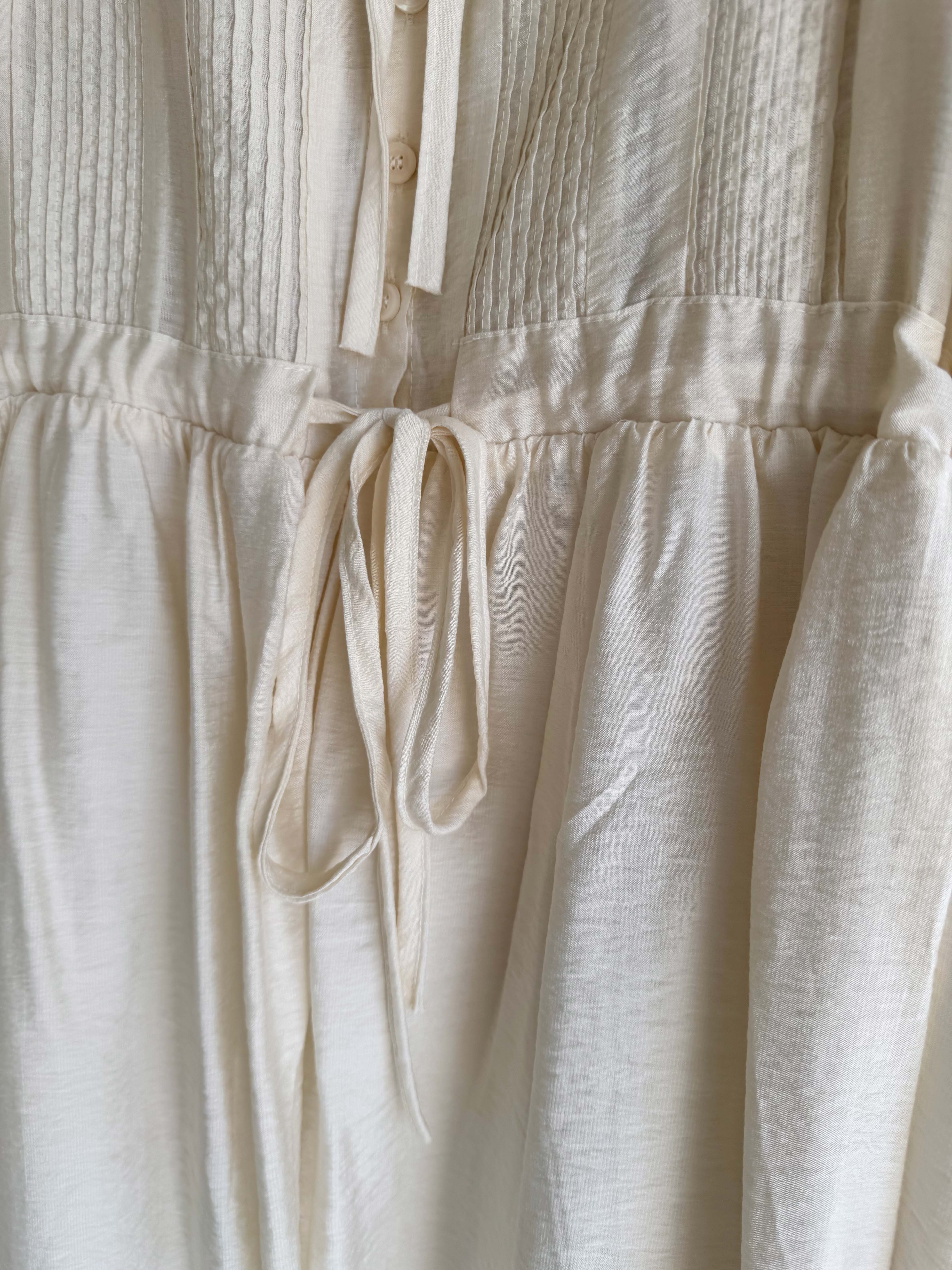 BS春日優雅抽繩長洋裝(兩色)