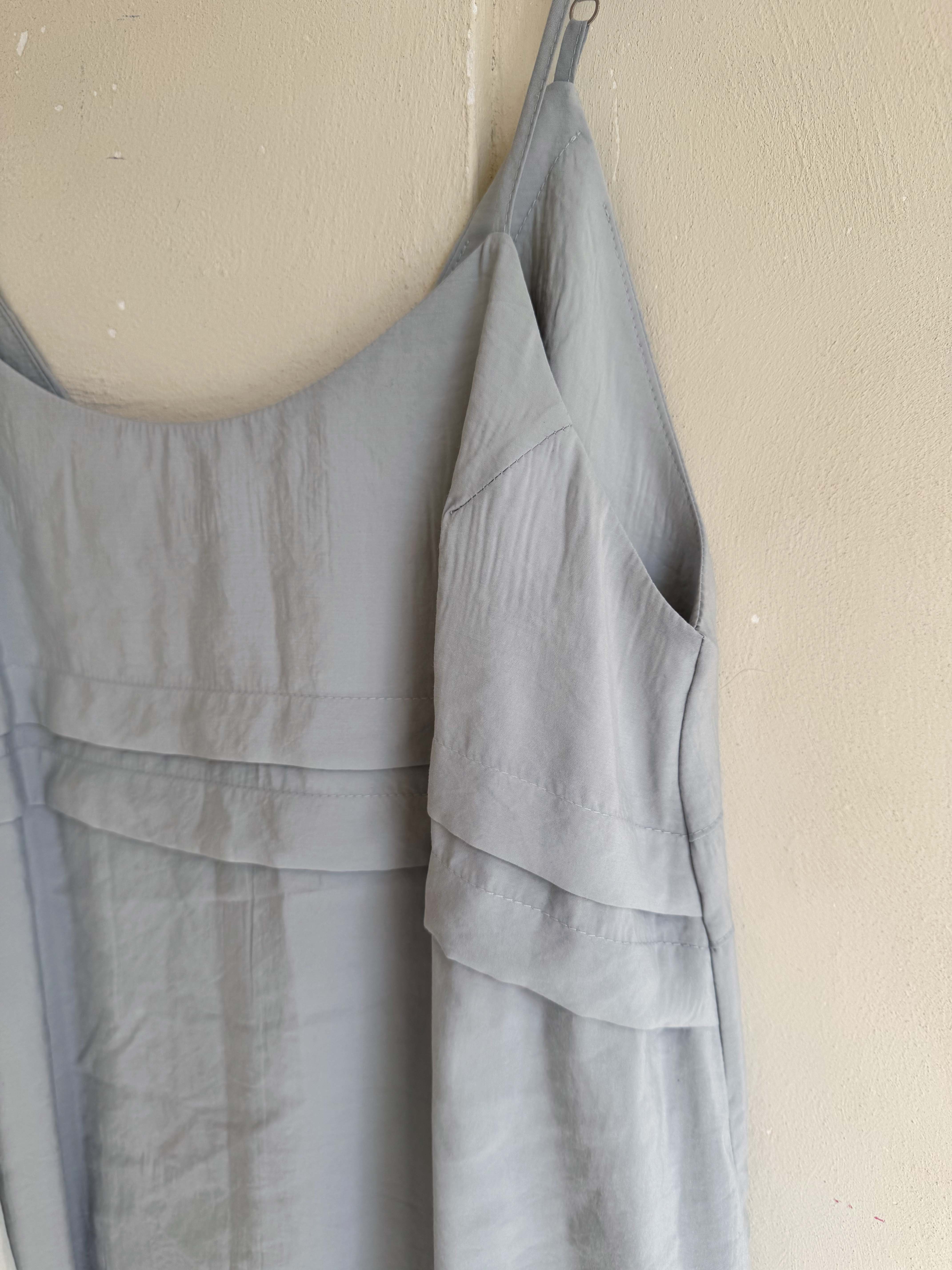 BS韓國荷葉兩穿細肩洋裝(兩色)