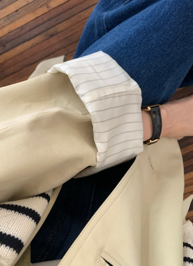 BS韓國春季俐落風衣(兩色)-限時團購