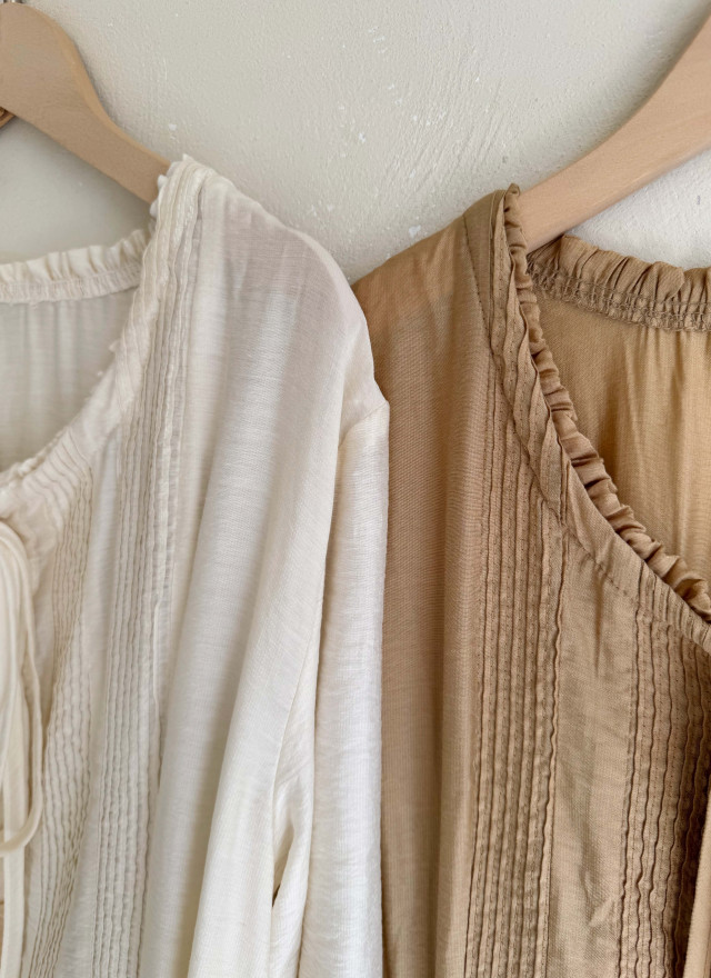 BS春日優雅抽繩長洋裝(兩色)