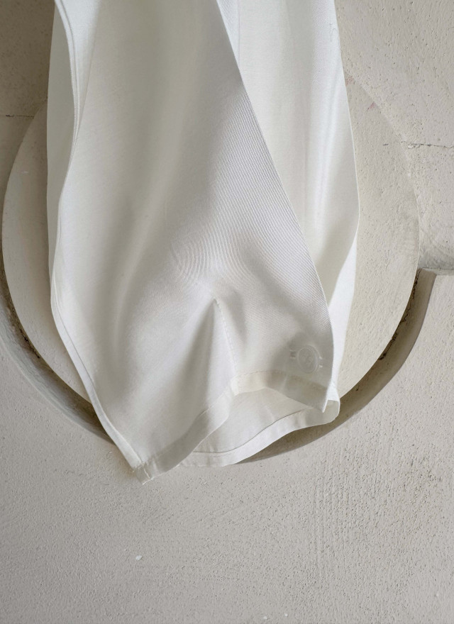 BS側抽繩柔感罩衫