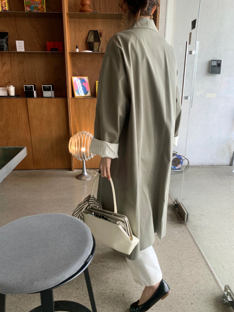 BS韓國春季俐落風衣(兩色)-限時團購