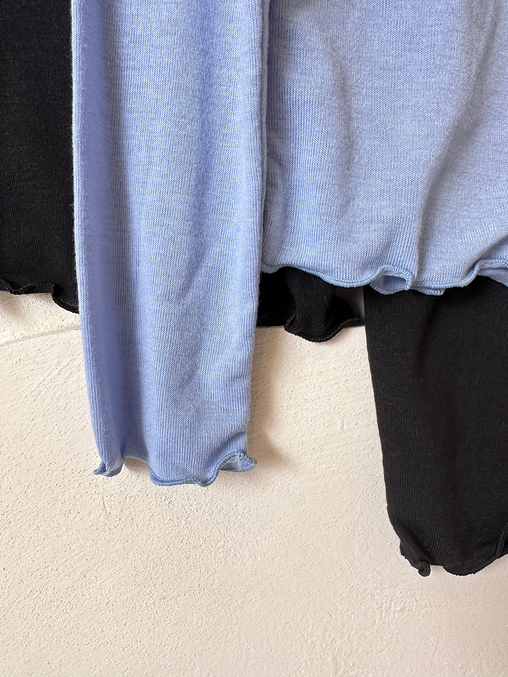 BS捲邊高領棉T(三色)