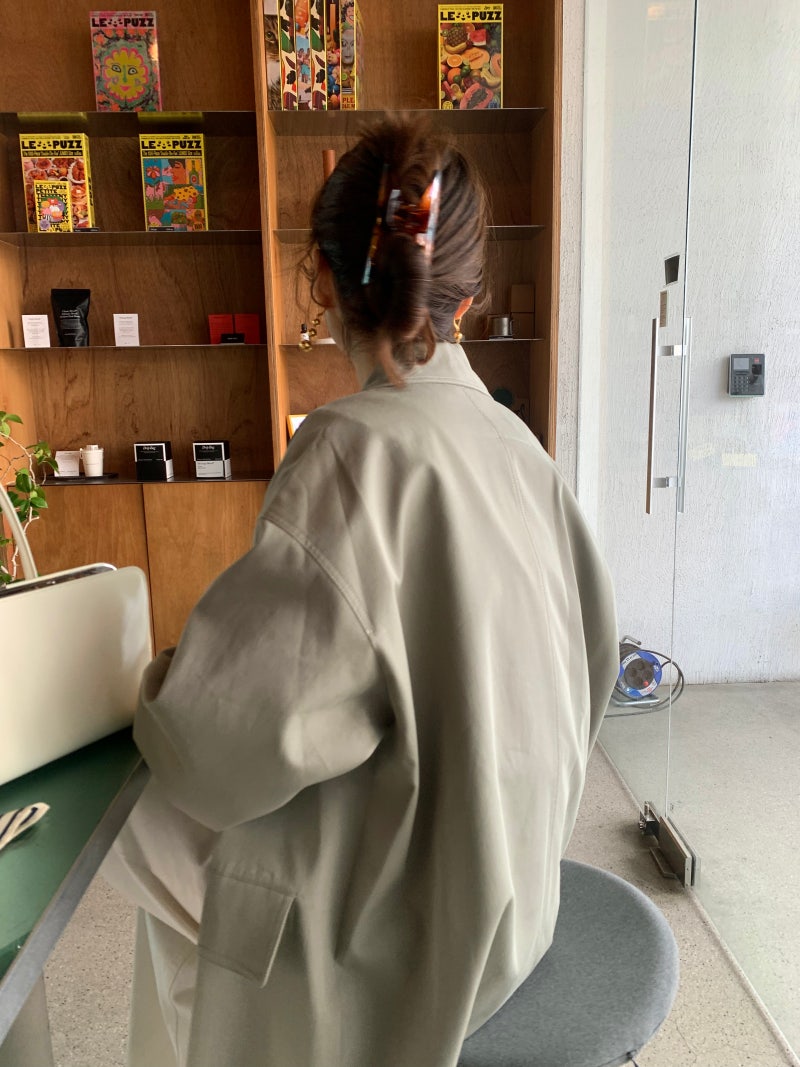 BS韓國春季俐落風衣(兩色)-限時團購