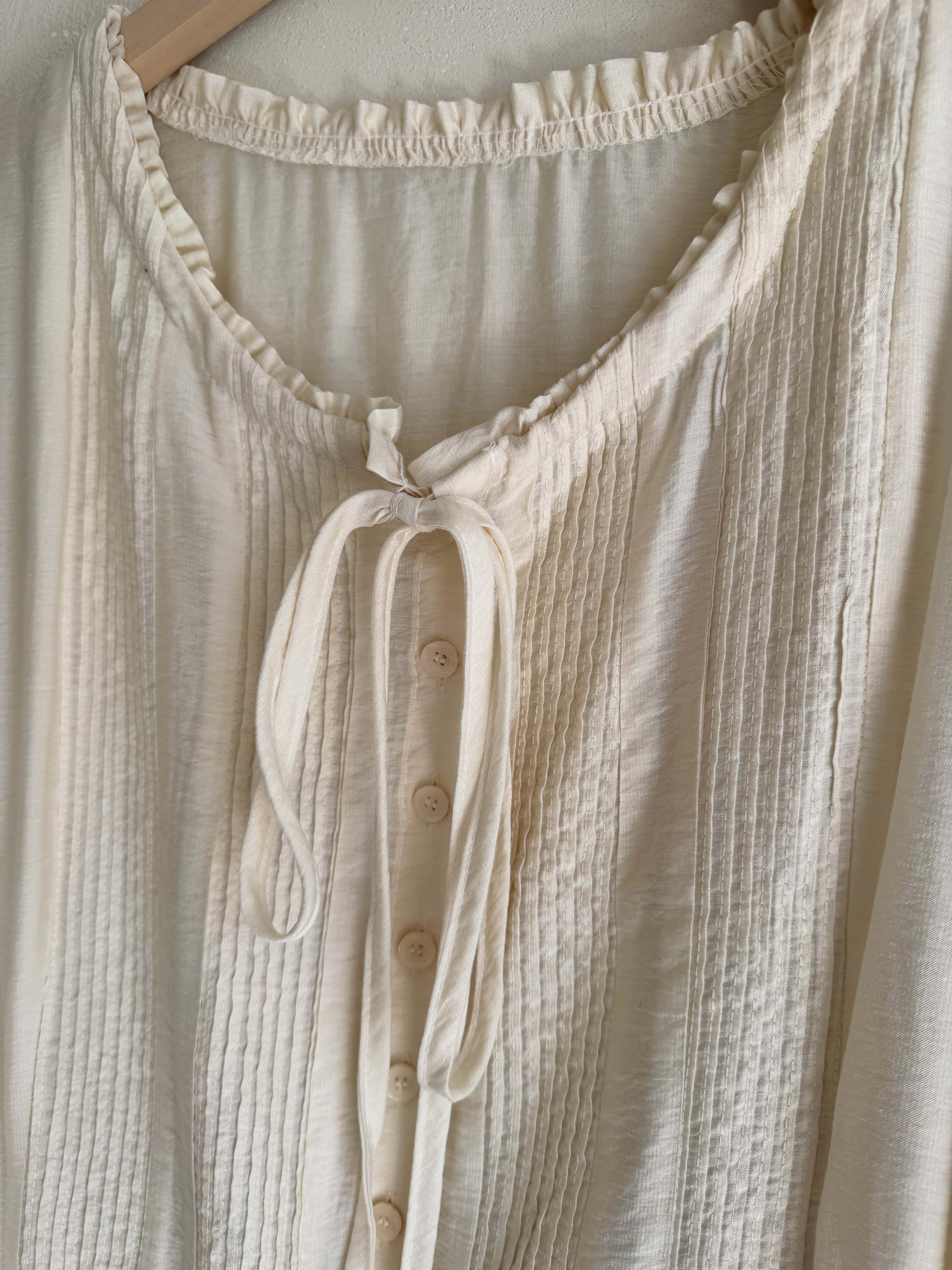 BS春日優雅抽繩長洋裝(兩色)