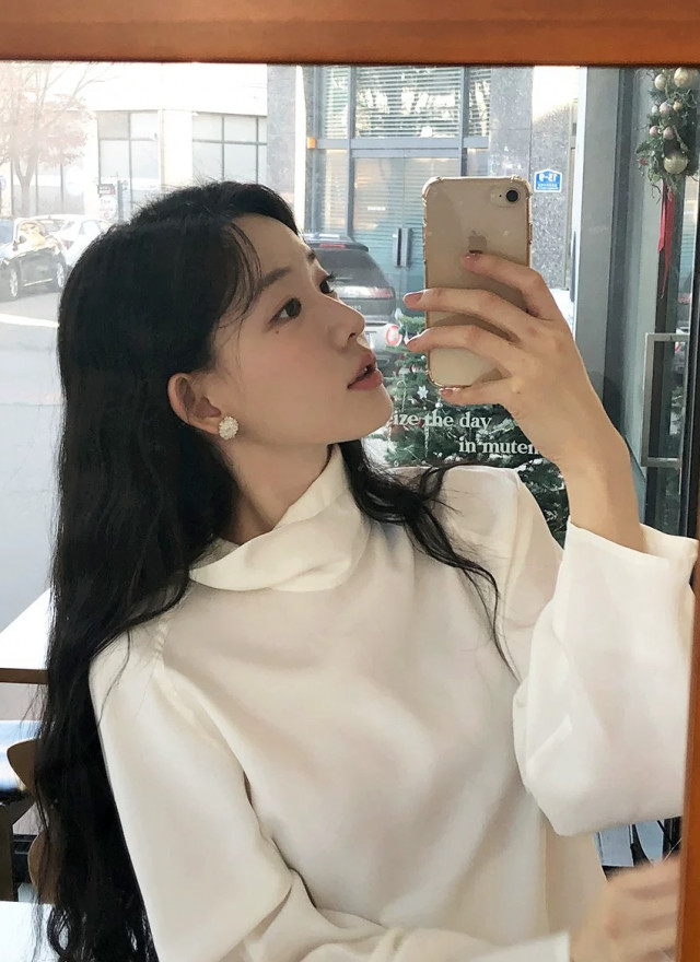 BS側抽繩柔感罩衫