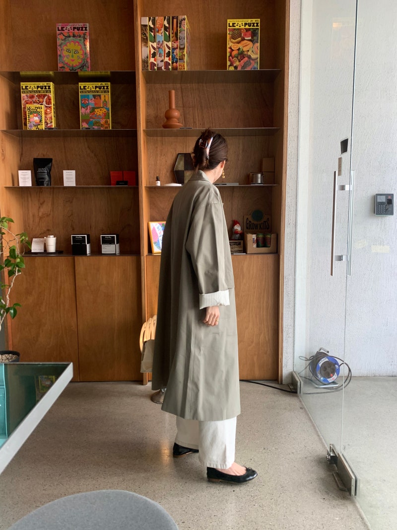 BS韓國春季俐落風衣(兩色)-限時團購