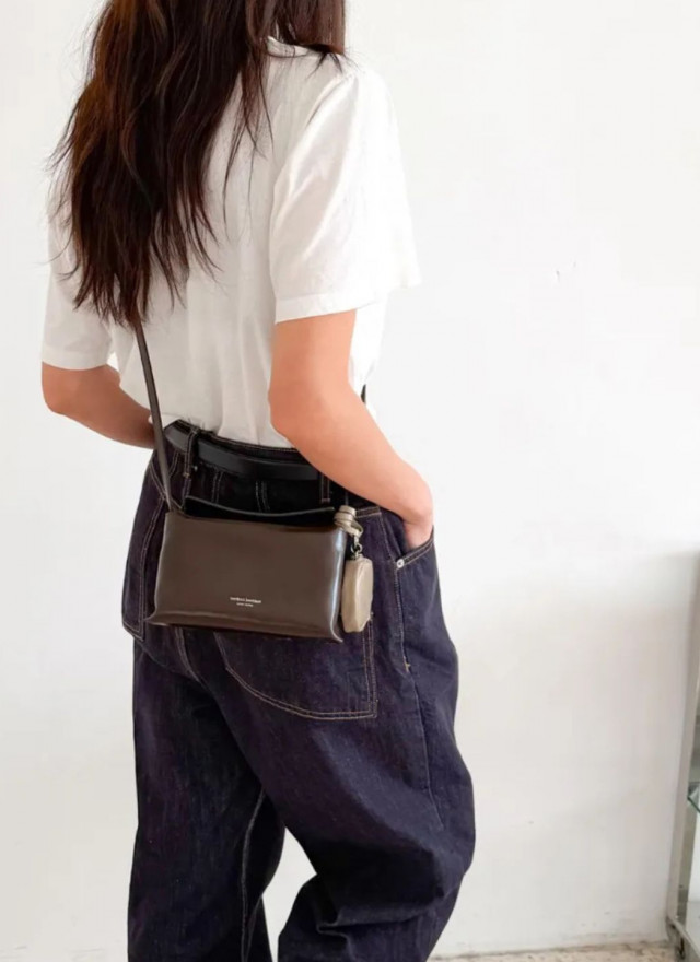 ★ 韓國設計師真皮磁吸小包-可斜背-限時團購