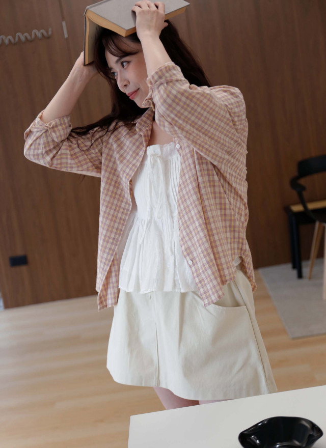 BS韓國口袋A字褲裙(兩色)－尺寸友善