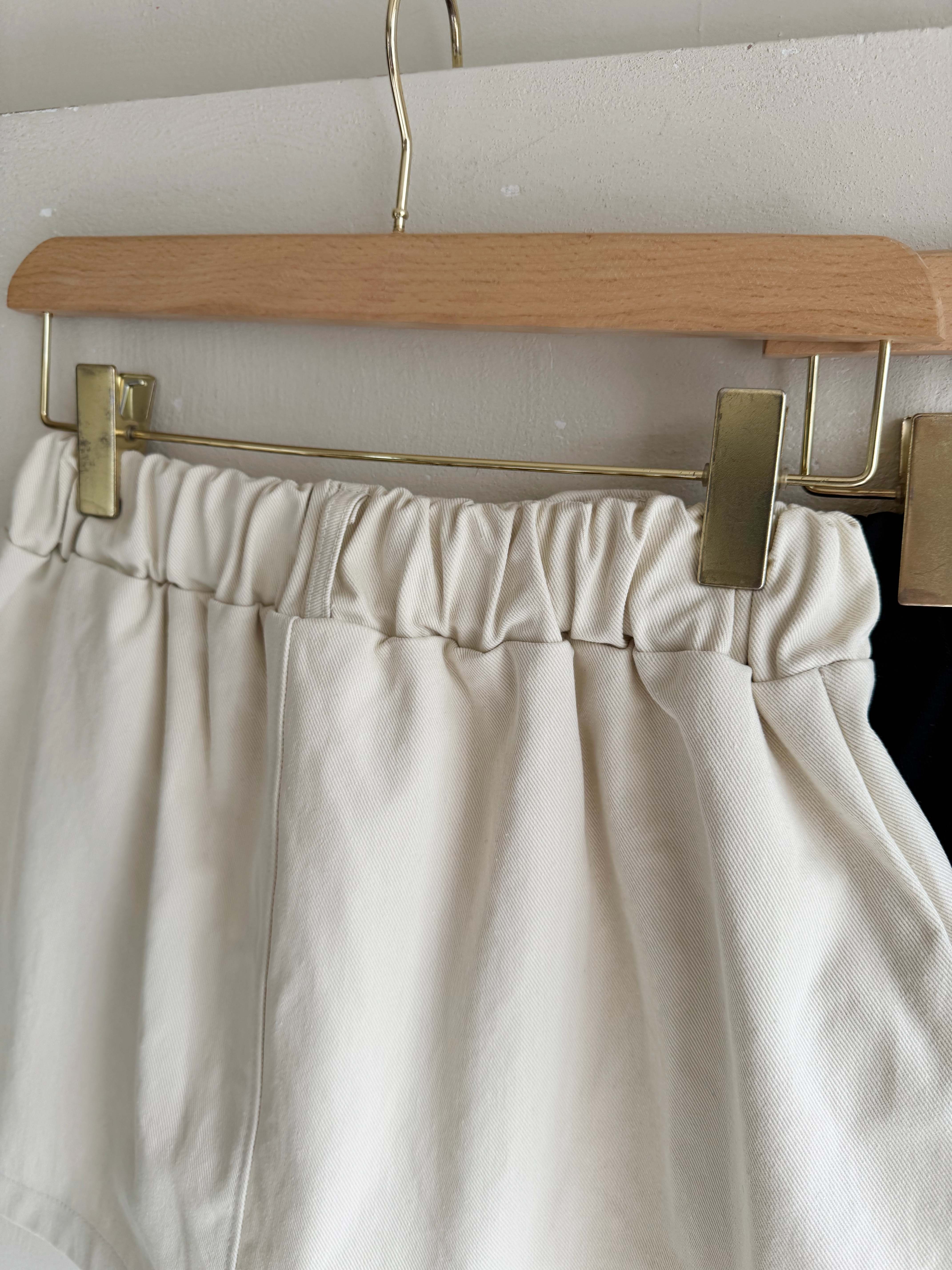 BS韓國口袋A字褲裙(兩色)－尺寸友善