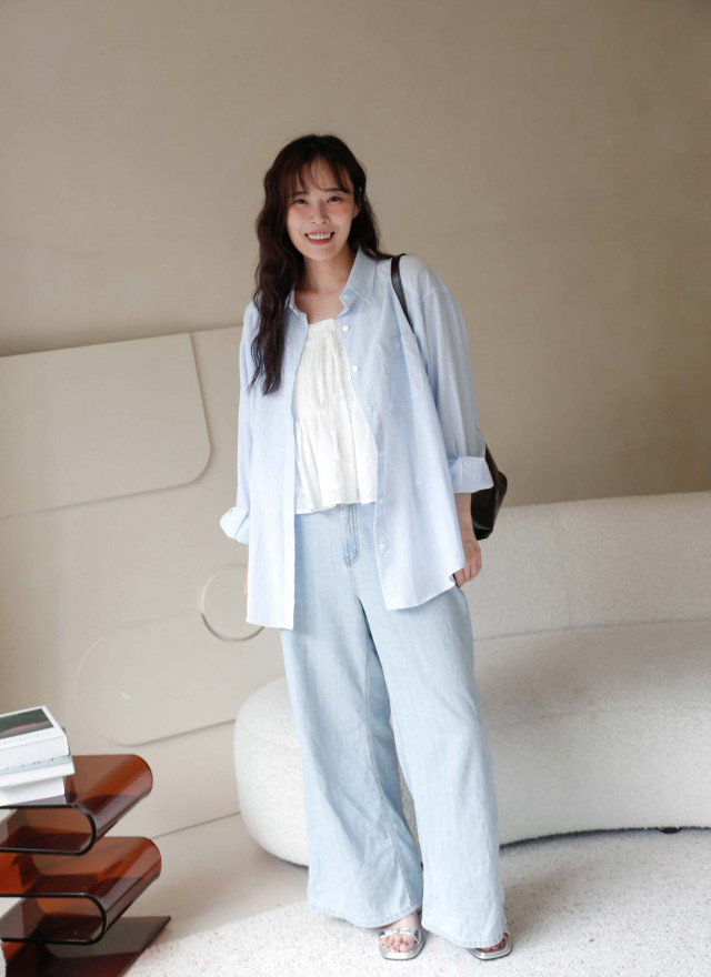 BS韓國緹安直紋襯衫(三色)