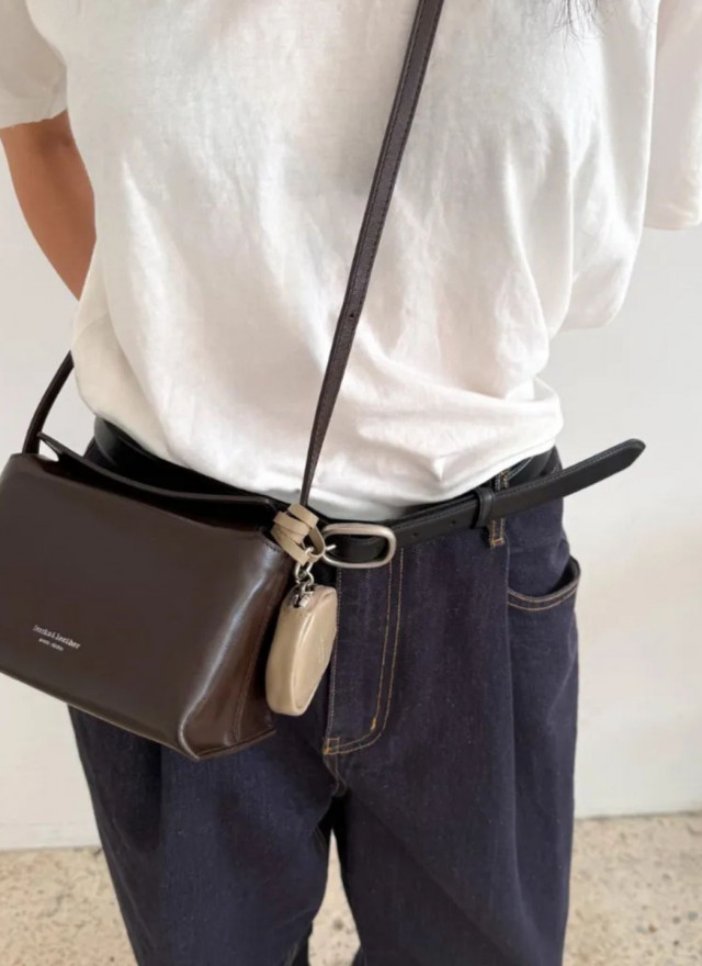 ★ 韓國設計師真皮磁吸小包-可斜背-限時團購