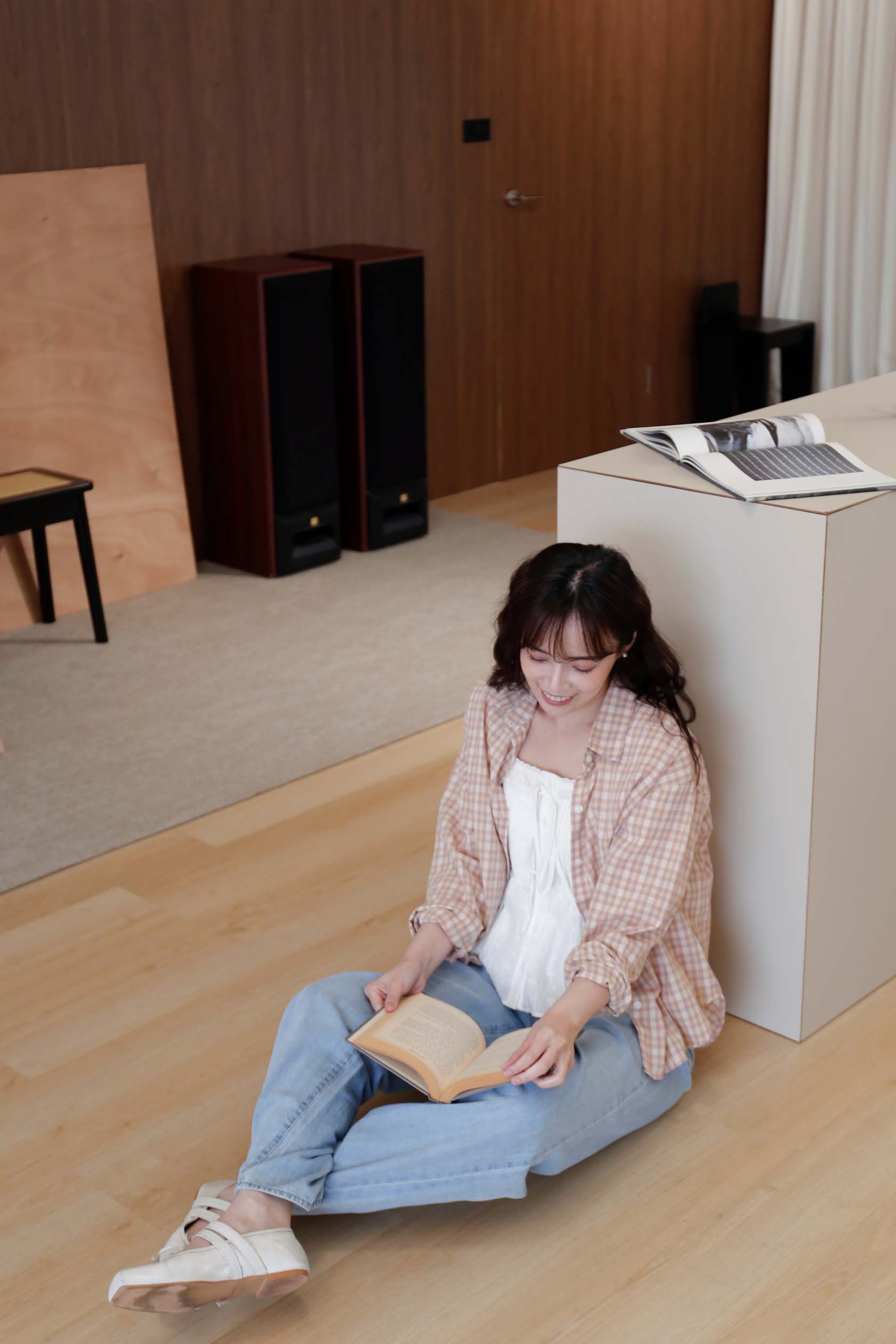 BS韓國復古小格襯衫(兩色)