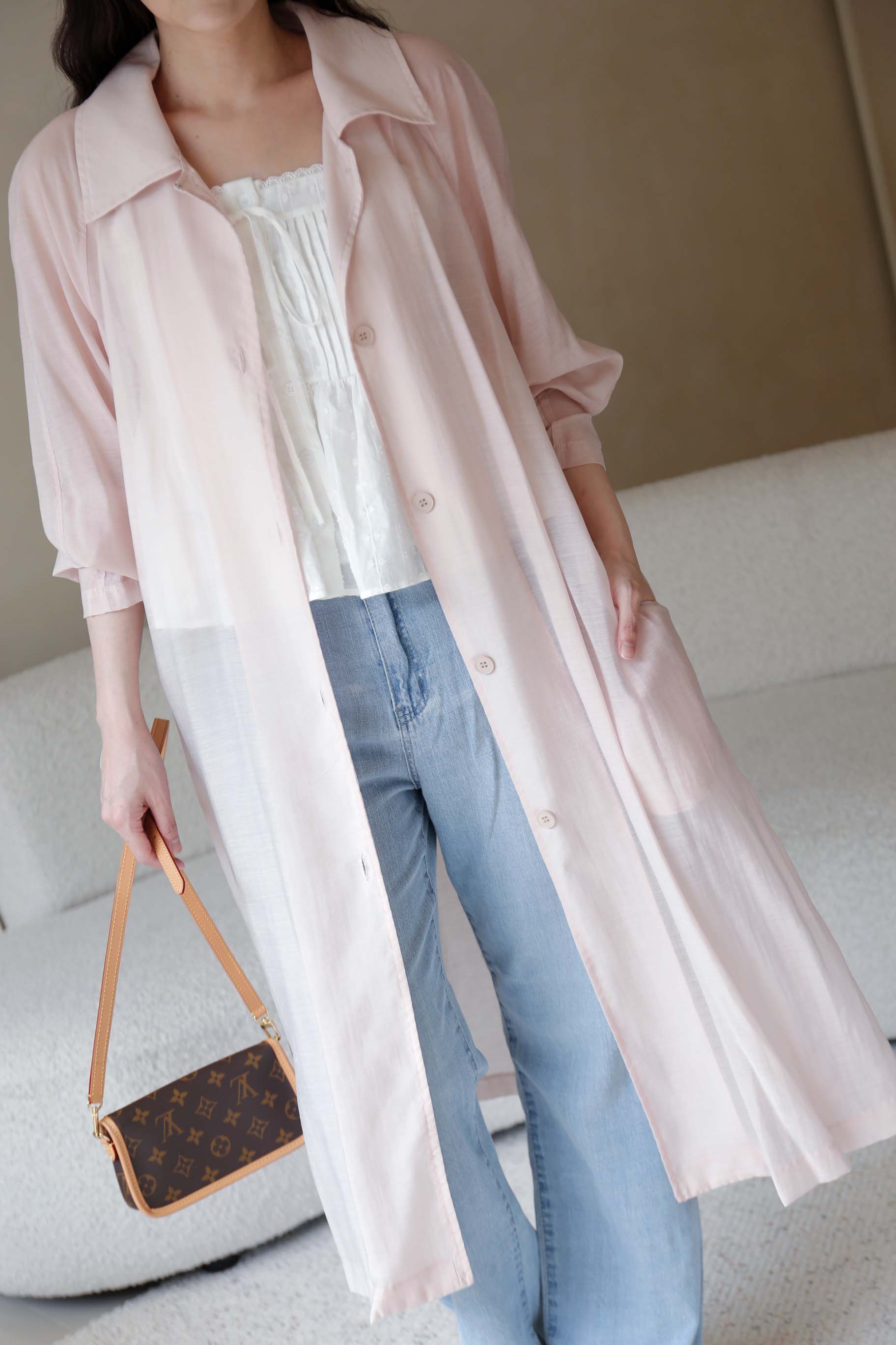 BS韓國美娜輕盈風衣外套(四色)