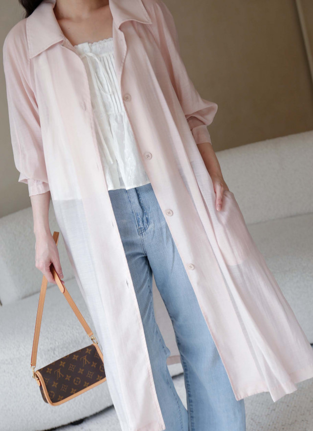 BS韓國美娜輕盈風衣外套(四色)