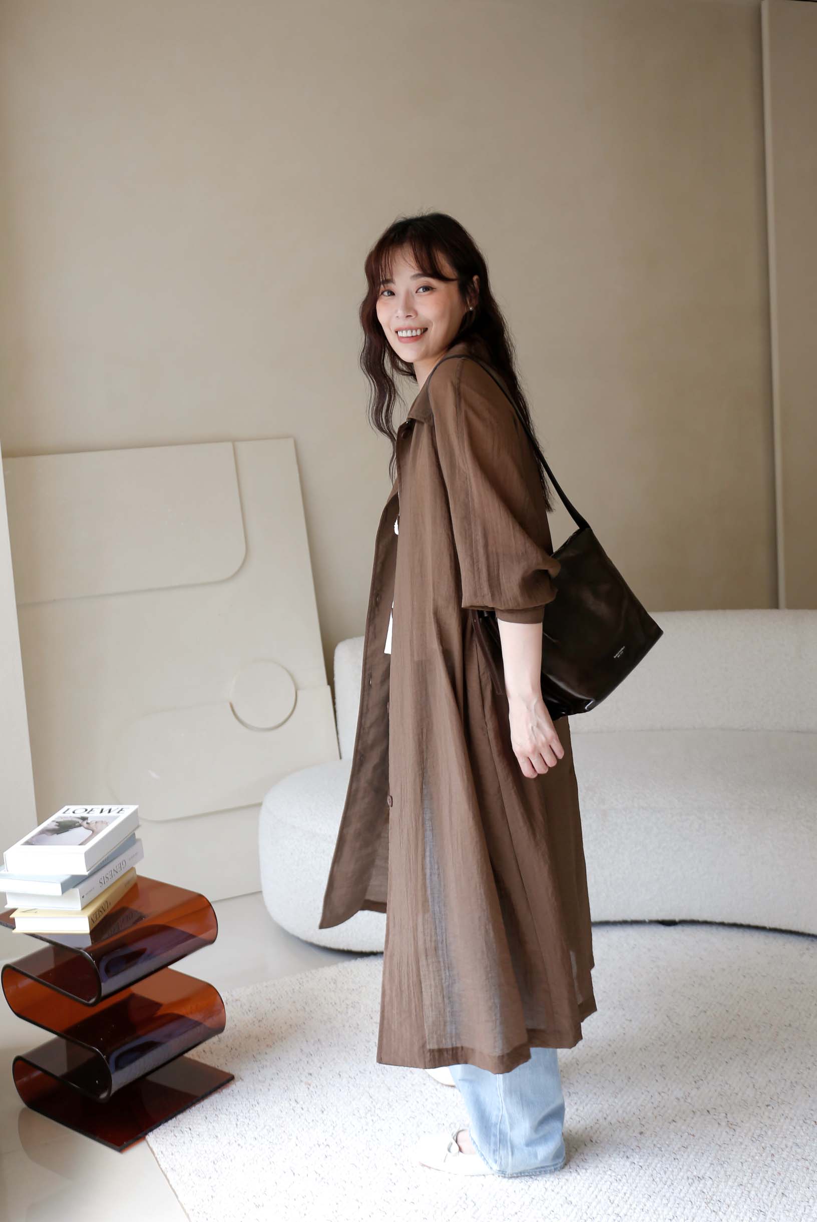 BS韓國美娜輕盈風衣外套(四色)