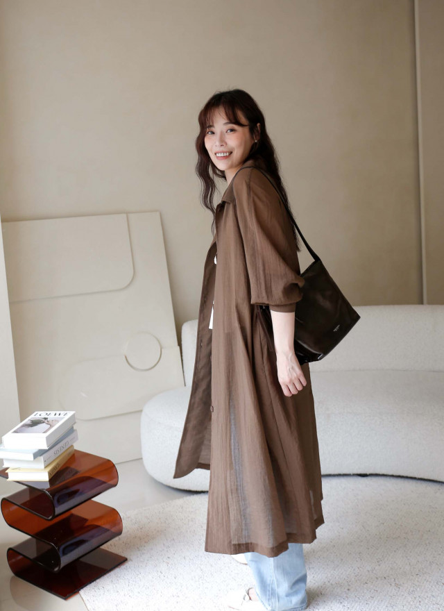 BS韓國美娜輕盈風衣外套(四色)