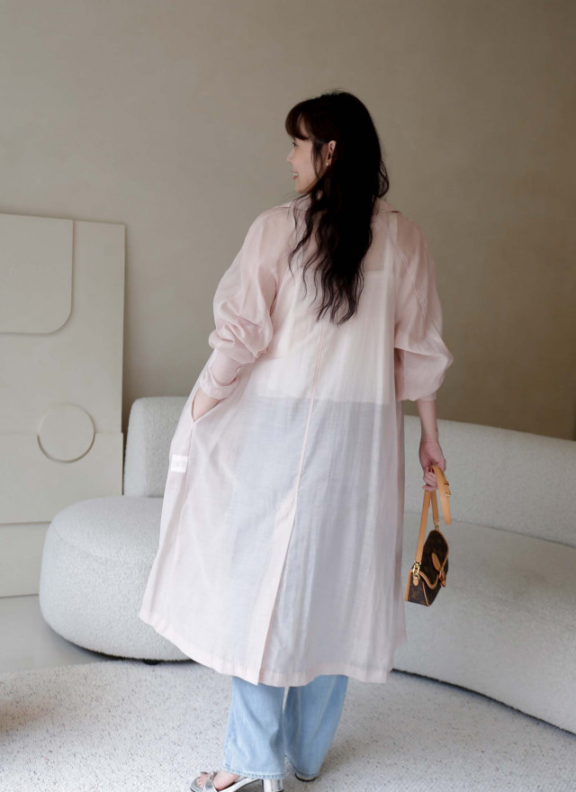 BS韓國美娜輕盈風衣外套(四色)