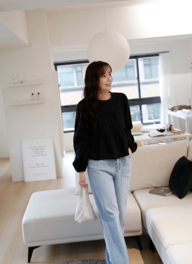 BS韓國美型直筒牛仔褲-SML