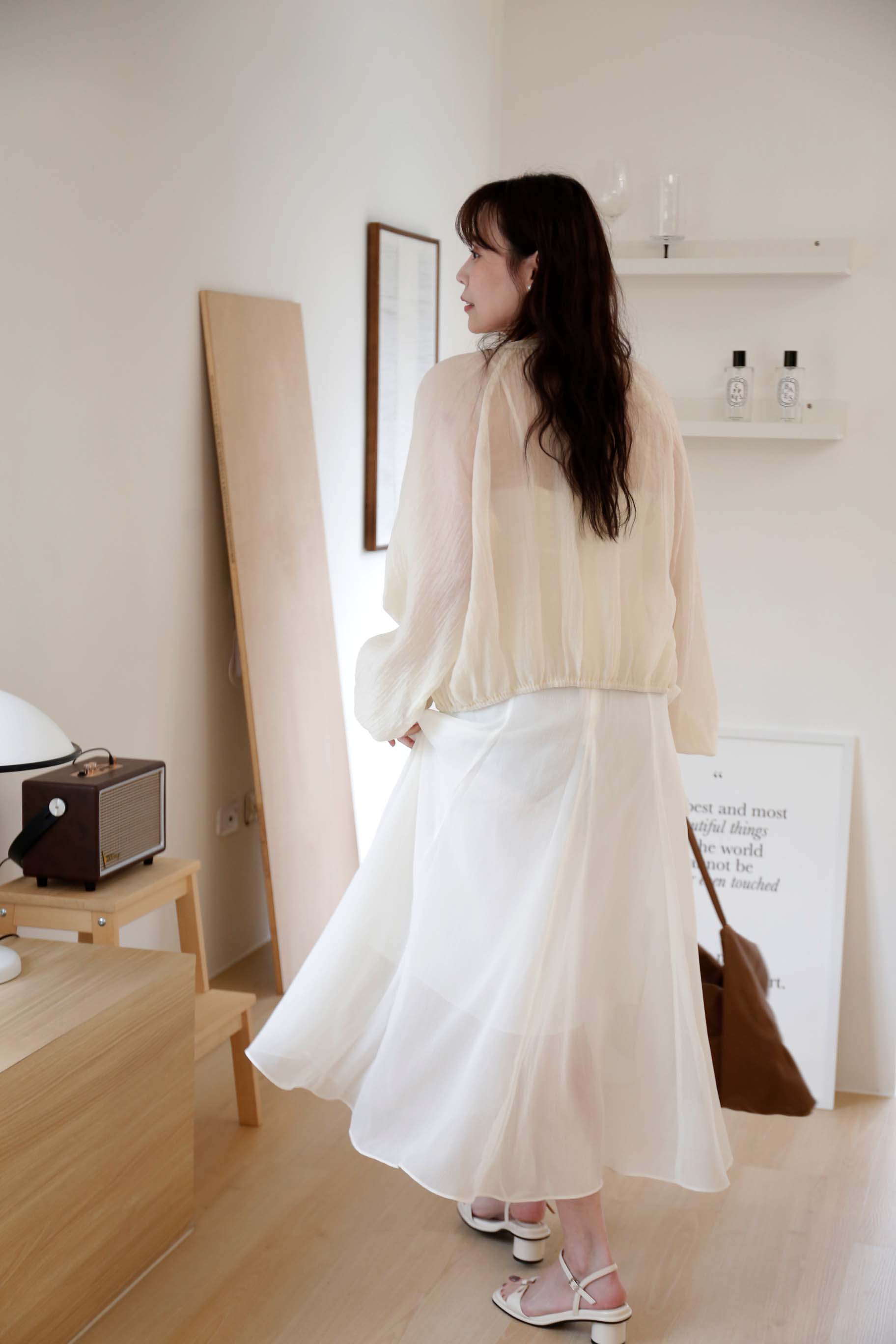 BS韓國荷葉細肩洋裝(兩色)