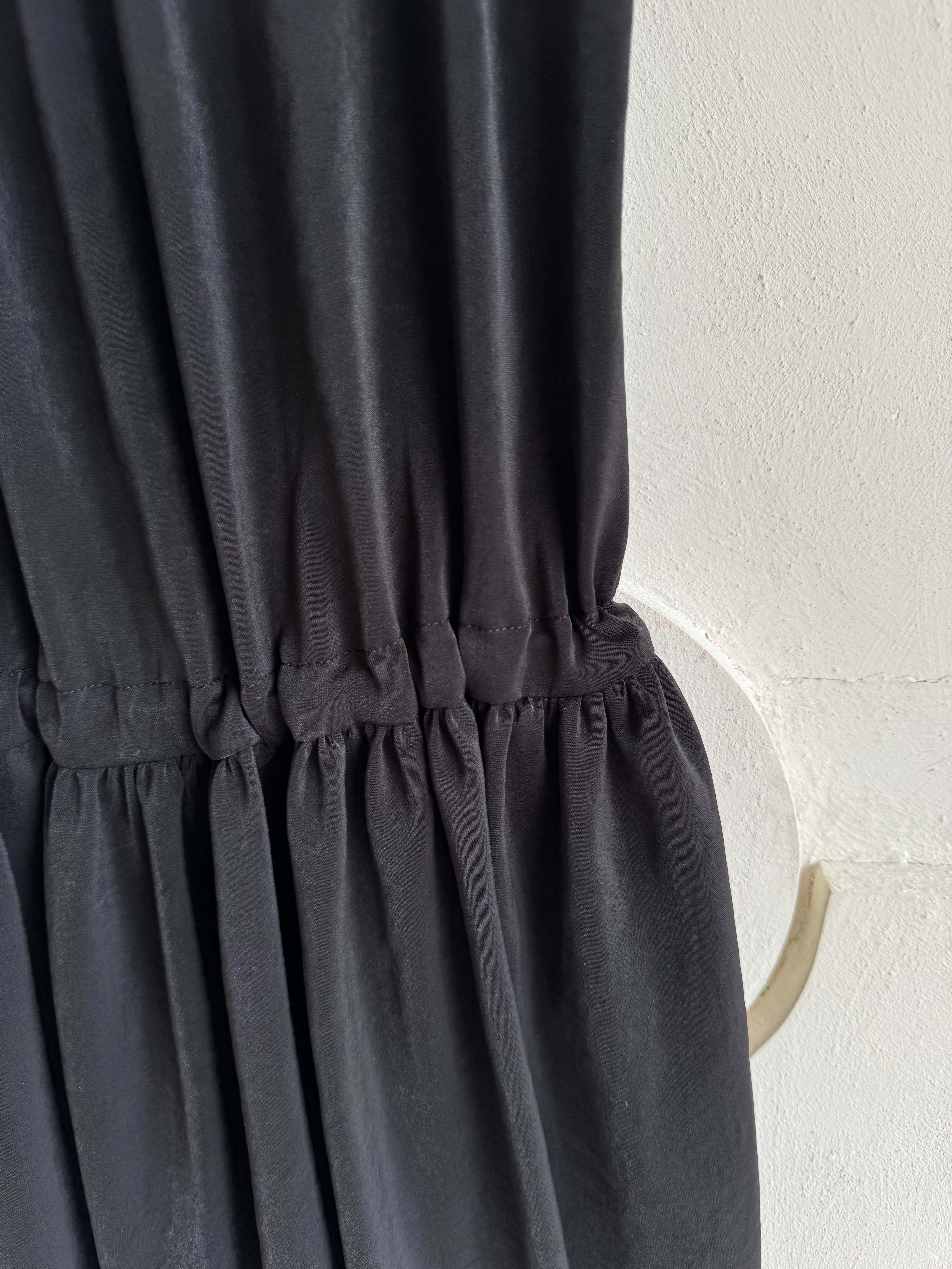 BS韓國高垂墜細肩抽繩洋裝(兩色)