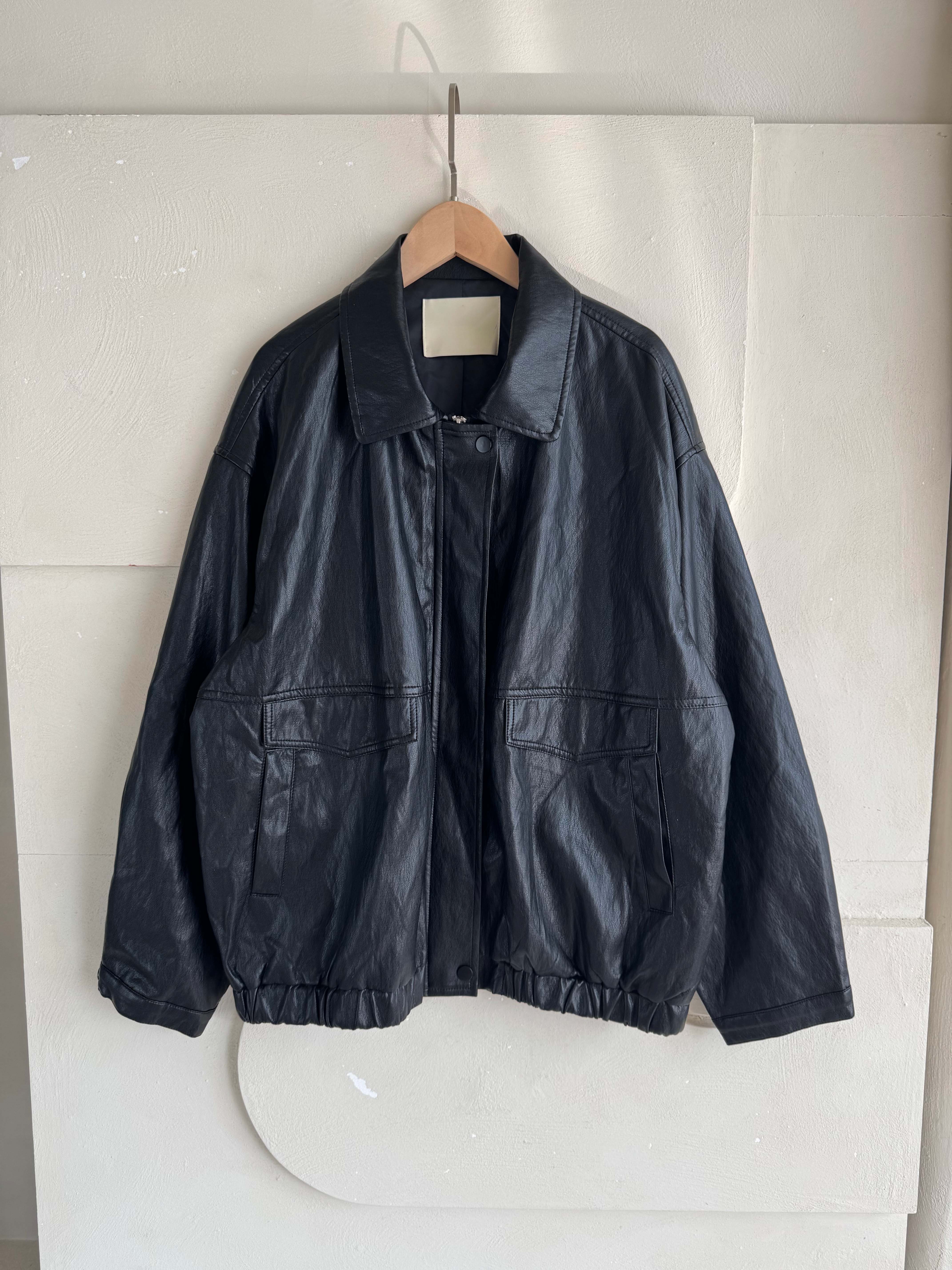 BS韓國諾亞率性皮革外套