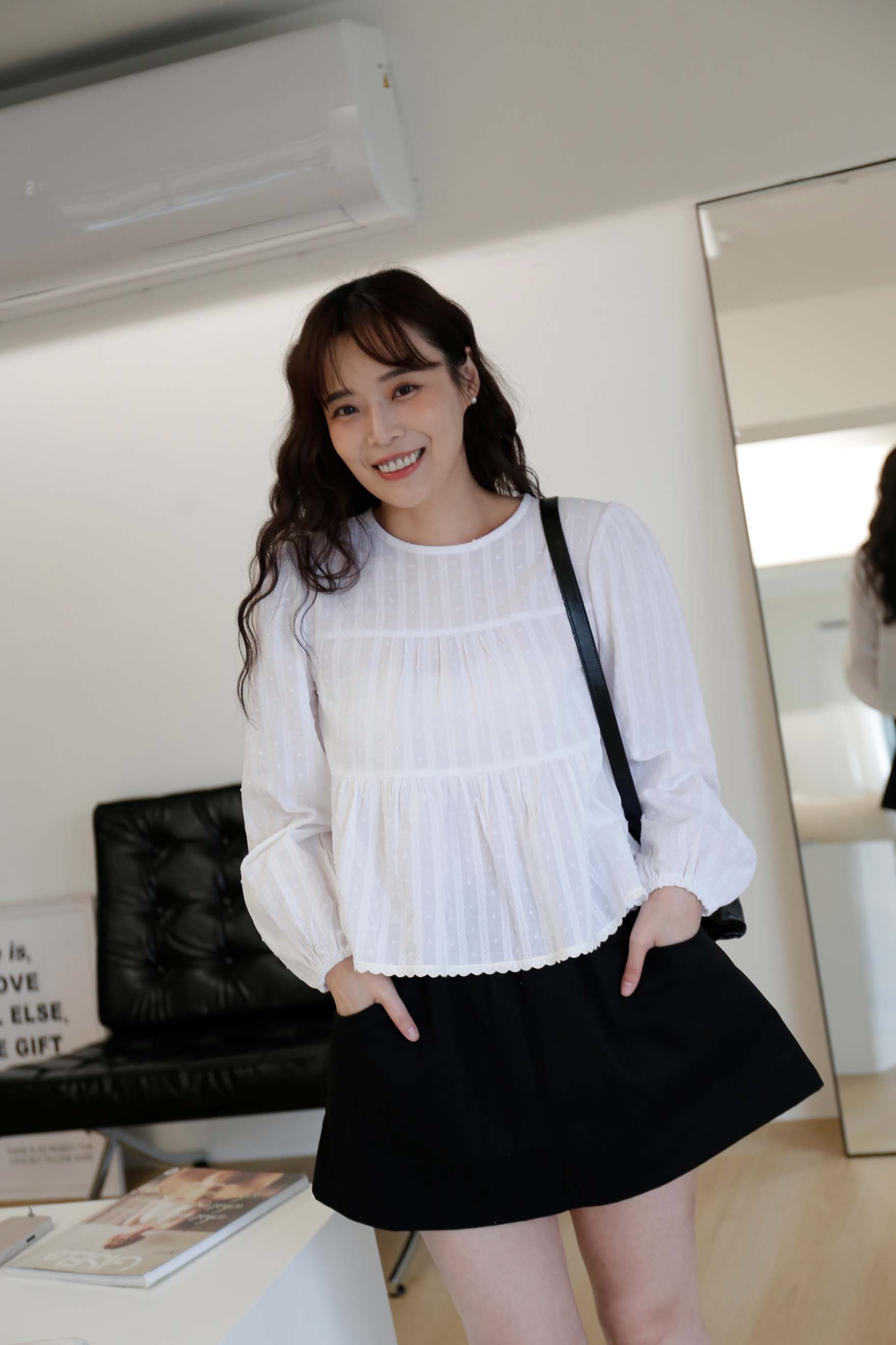 BS韓國口袋A字褲裙(兩色)－尺寸友善