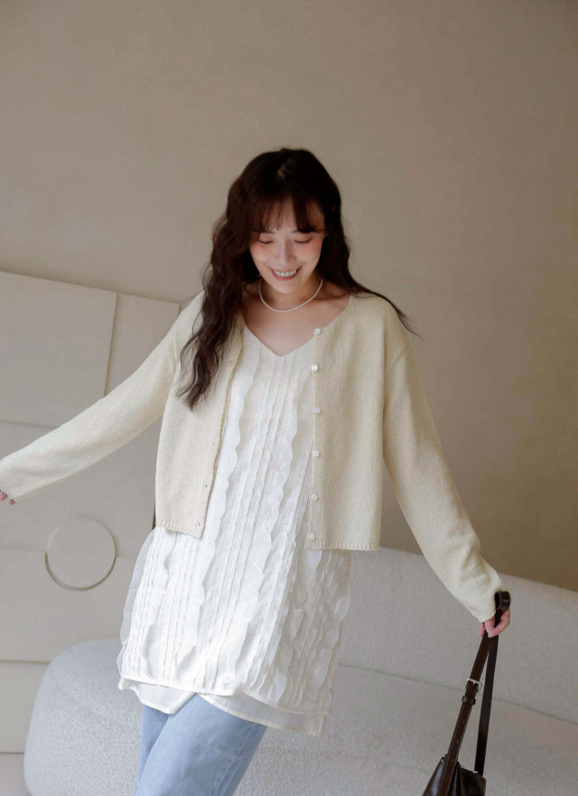 BS韓國洛芙紋理小洋裝