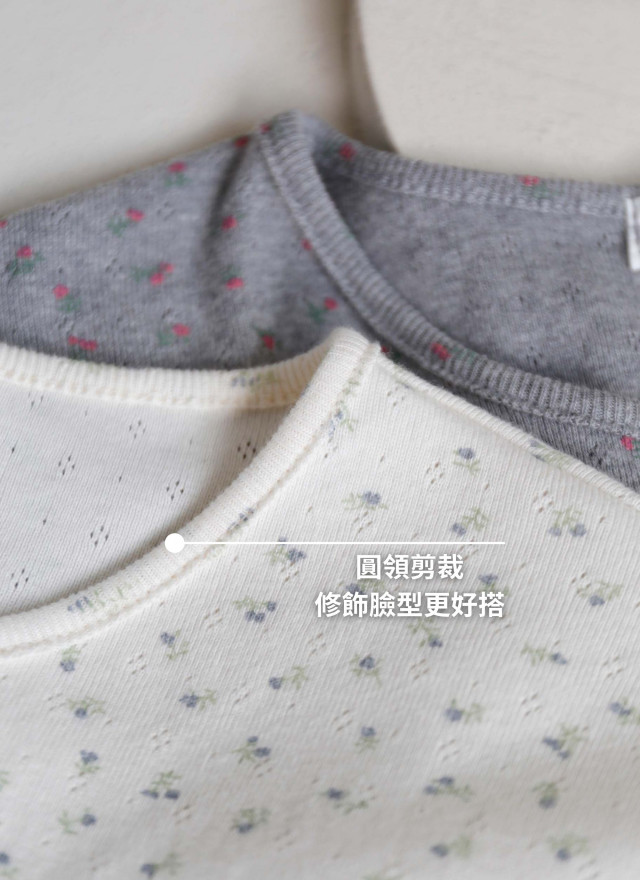 BS韓國洛緹碎花上衣(兩色)