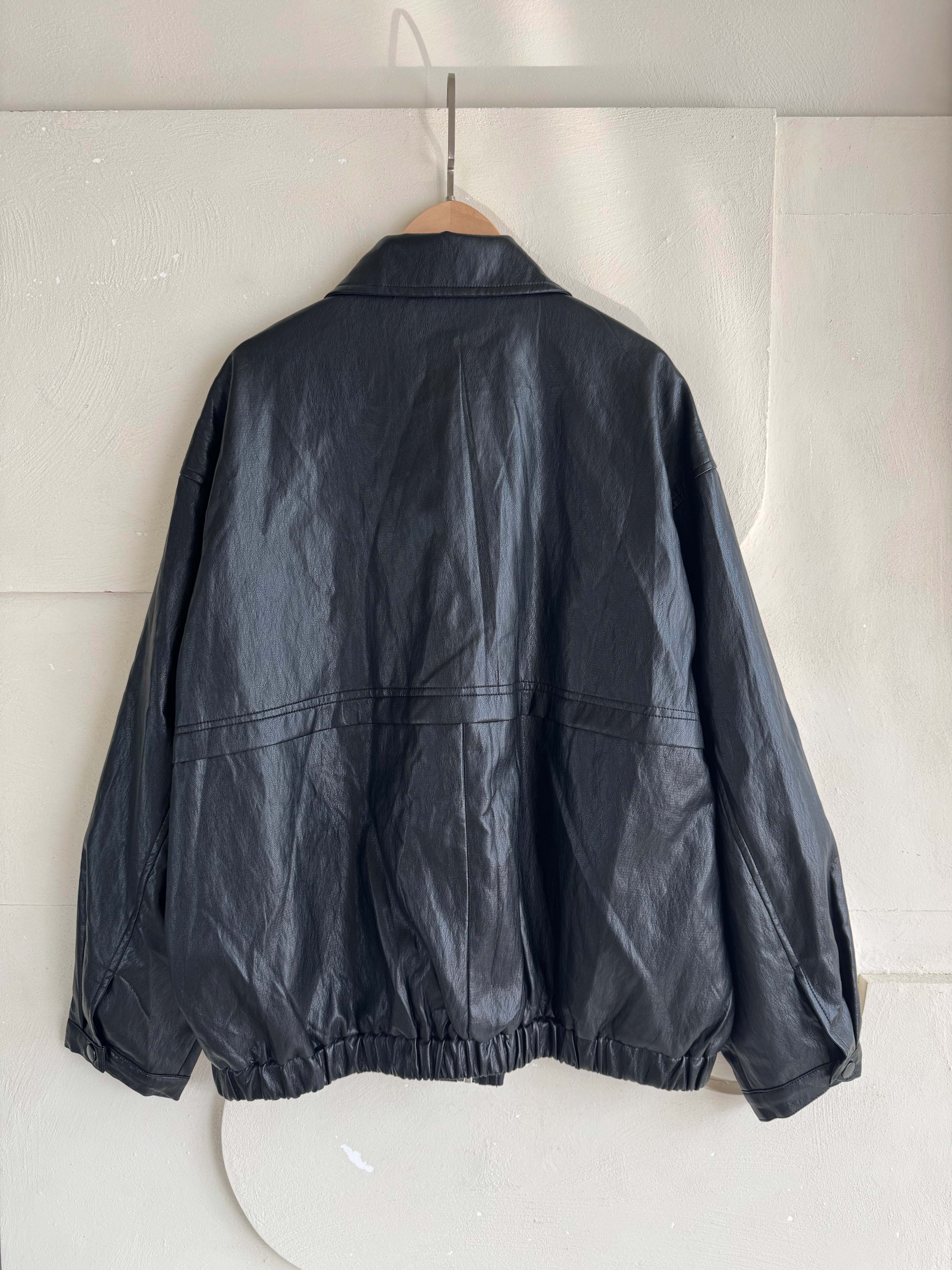 BS韓國諾亞率性皮革外套