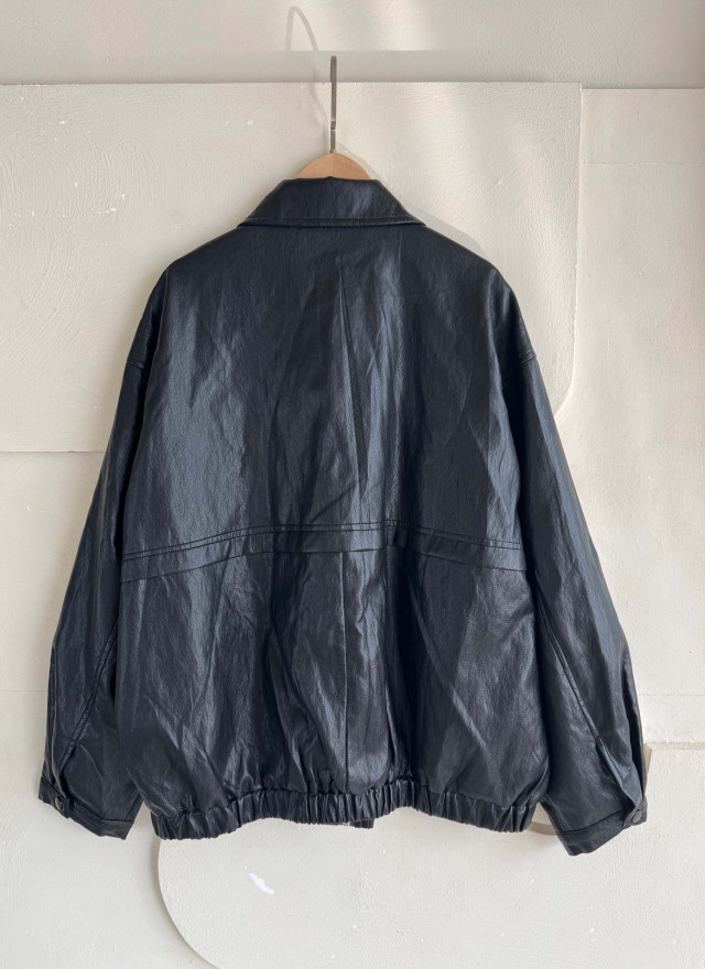 BS韓國諾亞率性皮革外套