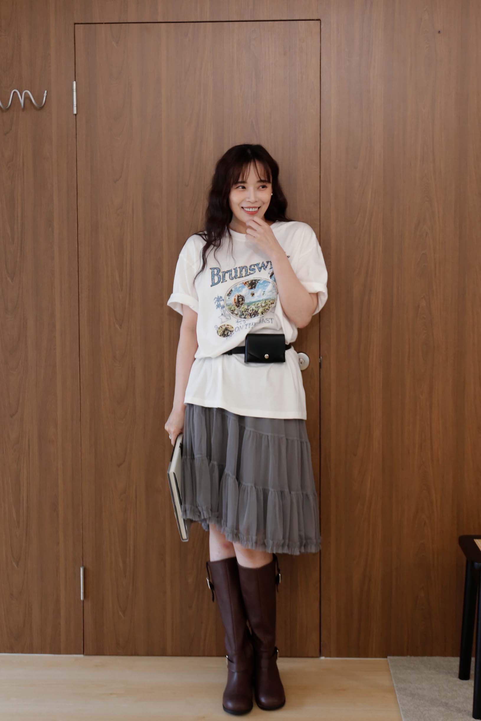 BS韓國層次蓬蓬裙(兩色)