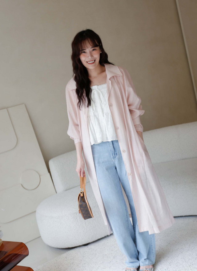 BS韓國美娜輕盈風衣外套(四色)