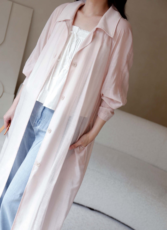 BS韓國美娜輕盈風衣外套(四色)