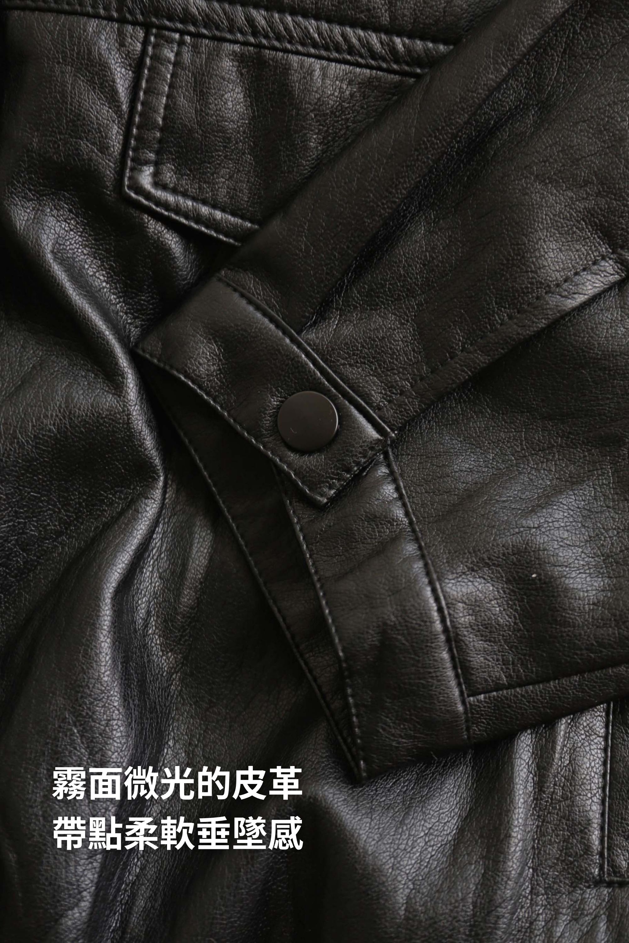 BS韓國諾亞率性皮革外套