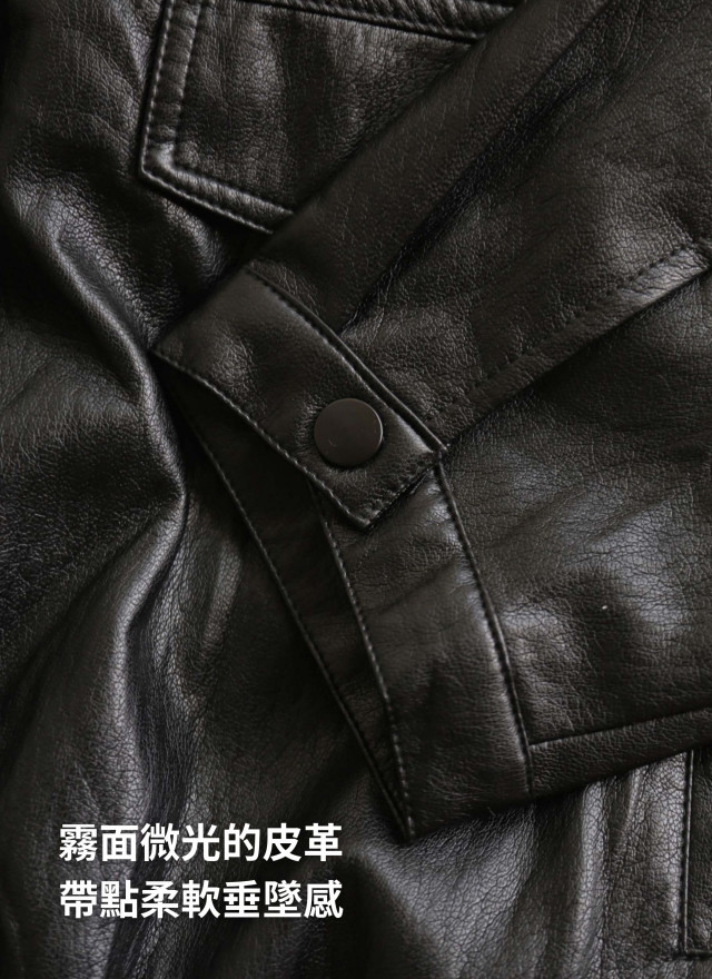 BS韓國諾亞率性皮革外套