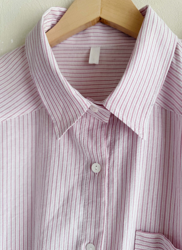 BS韓國緹安直紋襯衫(三色)