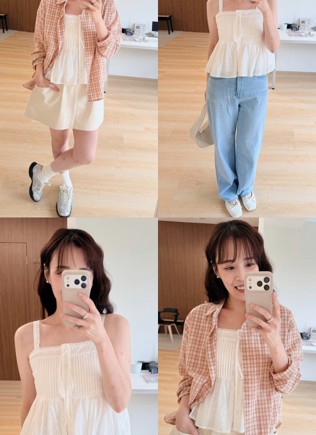 BS韓國蕾絲造型上衣(兩色)