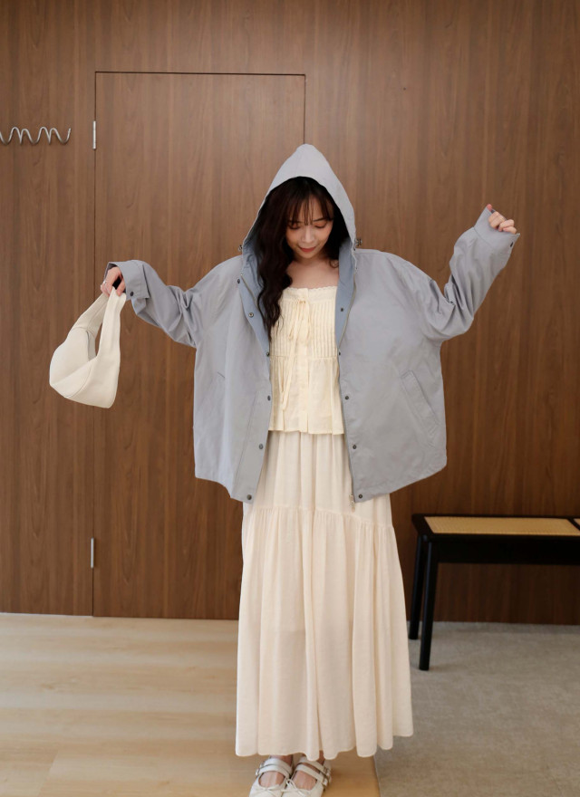 BS韓國連帽抽繩夾克(兩色)