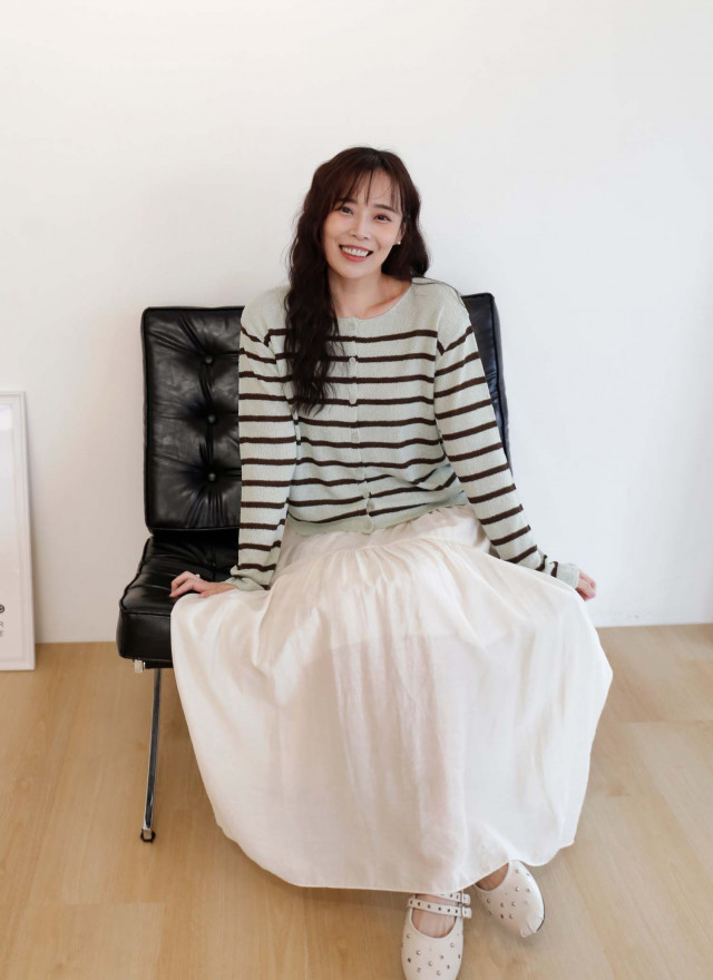 BS韓國條紋開襟針織衫-4色