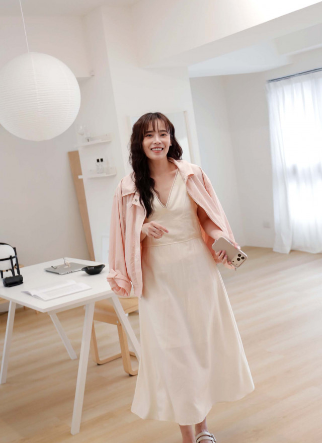 BS韓國時尚深V背心洋裝(兩色)