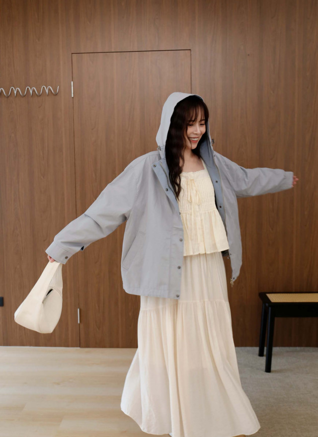 BS韓國連帽抽繩夾克(兩色)